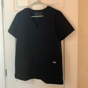 Figs black casma top